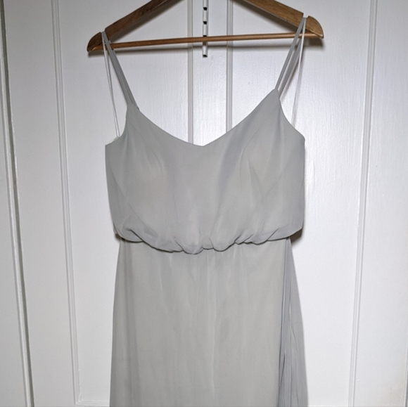 Sky Gray Bridesmaid Dress - Picture 1 of 3